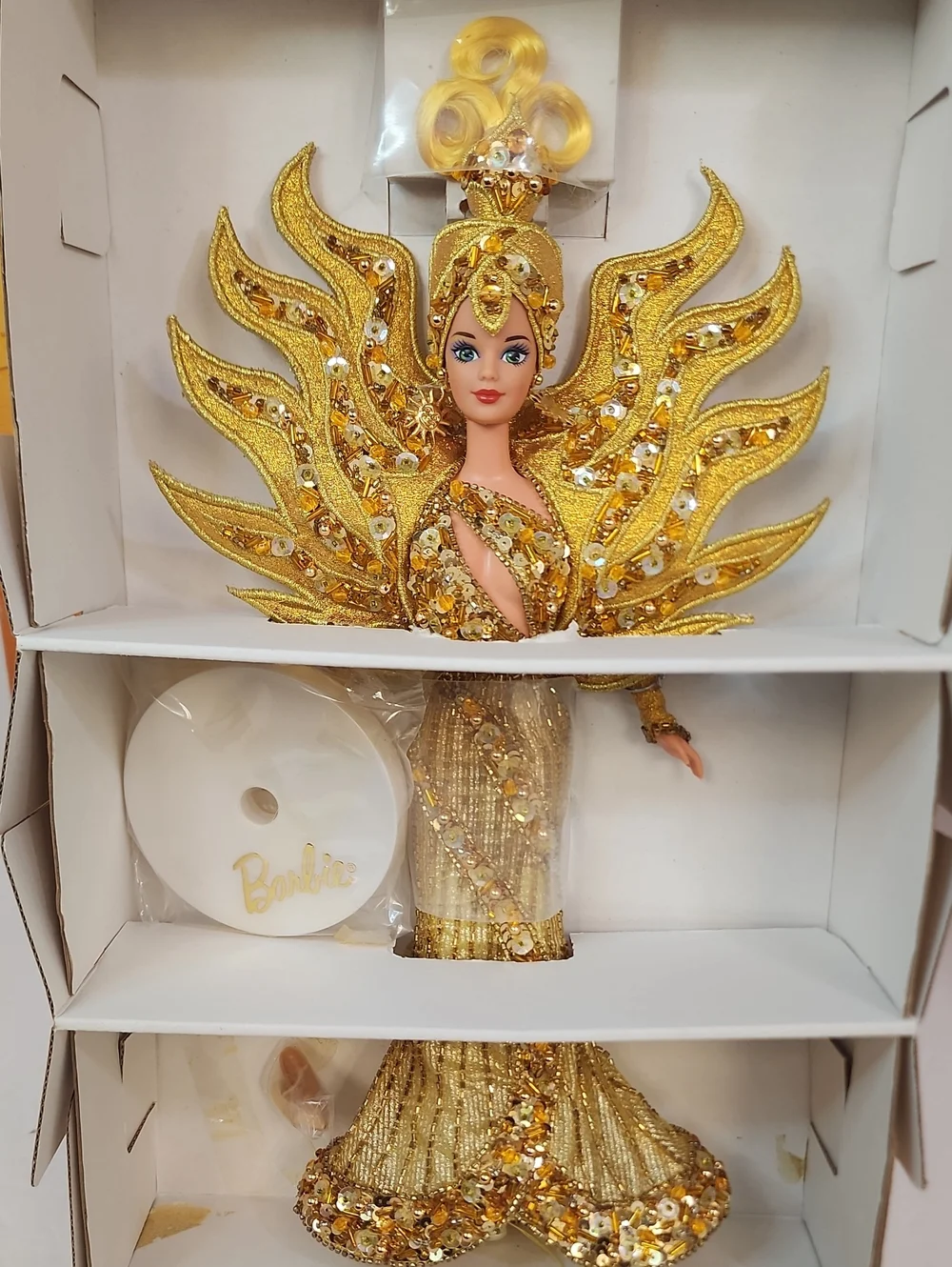 Bob Mackie Goddess Of The Sun Barbie Doll Limited Edition Mattel 1995 NRFB
